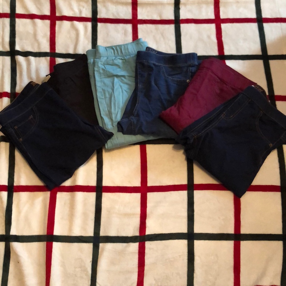 Justice jeggings (jean leggings)